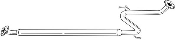 Средний глушитель выхлопных газов AKS DASIS SG44425