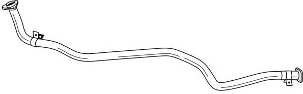 Труба выхлопного газа AKS DASIS SG44129