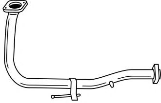 Труба выхлопного газа AKS DASIS SG44124