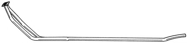 Труба выхлопного газа AKS DASIS SG40101
