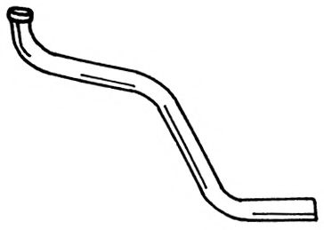 Труба выхлопного газа AKS DASIS SG35105