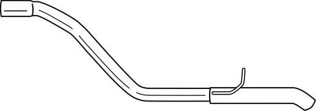Труба выхлопного газа AKS DASIS SG25716