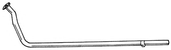 Труба выхлопного газа AKS DASIS SG11110