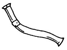 Труба выхлопного газа AKS DASIS SG11100