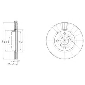 Тормозной диск DELPHI BG3520