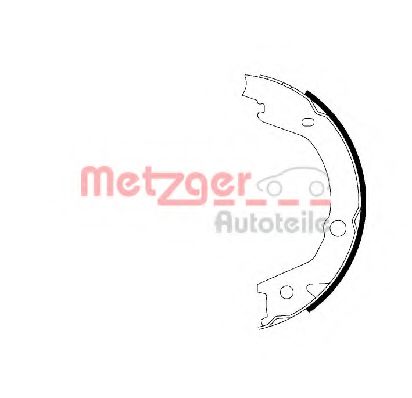 Комплект тормозных колодок, стояночная тормозная система METZGER MG 225