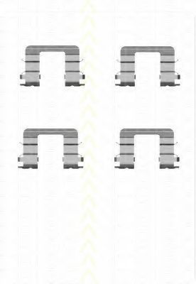 Комплектующие, колодки дискового тормоза OEMparts 5810107A10