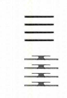 Комплектующие, колодки дискового тормоза TRISCAN 8105 241309