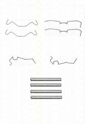 Комплектующие, колодки дискового тормоза OEMparts 0449197214