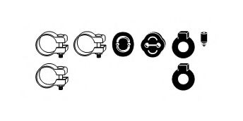 Монтажный комплект, система выпуска WALKER 14413