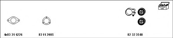 Система выпуска ОГ HJS MT-Fi17