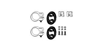 Монтажный комплект, система выпуска HJS 82 14 9048