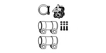 Монтажный комплект, катализатор HJS 82 23 4492