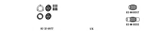 Система выпуска ОГ HJS MT-Fi185