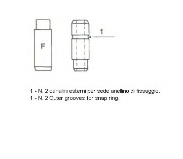 Направляющая втулка клапана METELLI 01-2547