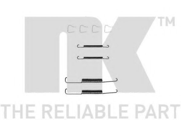 Комплектующие, тормозная колодка NK 7936508