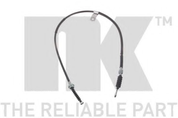 Трос, стояночная тормозная система METZGER 170598