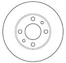 Тормозной диск MAPCO 15022