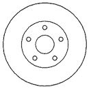 Тормозной диск MAPCO 15560