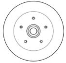 Тормозной диск MAPCO 15778