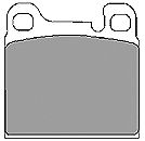 Комплект тормозных колодок, дисковый тормоз MAPCO 6134