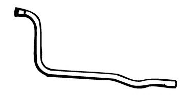 Труба выхлопного газа MTA 455501