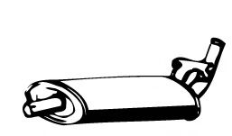 Средний глушитель выхлопных газов EBERSPÄCHER 18402