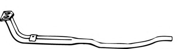 Труба выхлопного газа DESCAM 370701