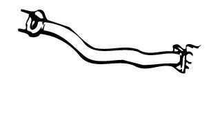 Труба выхлопного газа FONOS 12221