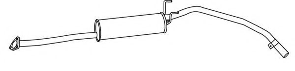 Глушитель выхлопных газов конечный FONOS 614662
