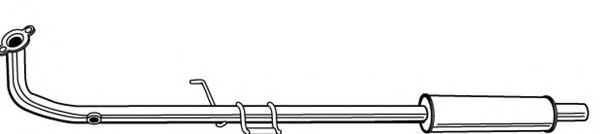 Средний глушитель выхлопных газов FONOS 620860