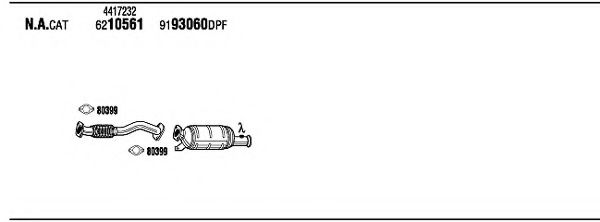 Система выпуска ОГ FONOS NIH20096A