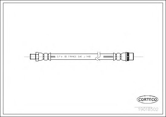 Тормозной шланг PIRELLI 5095