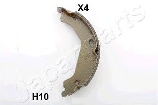Комплект тормозных колодок, стояночная тормозная система JAPANPARTS GF-H10AF
