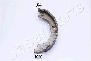 Комплект тормозных колодок, стояночная тормозная система JAPANPARTS GF-K20AF