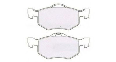 Комплект тормозных колодок, дисковый тормоз AISIN ASN-2227
