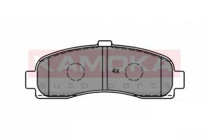 Комплект тормозных колодок, дисковый тормоз KAMOKA JQ1011718