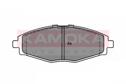 Комплект тормозных колодок, дисковый тормоз KAMOKA JQ1012674