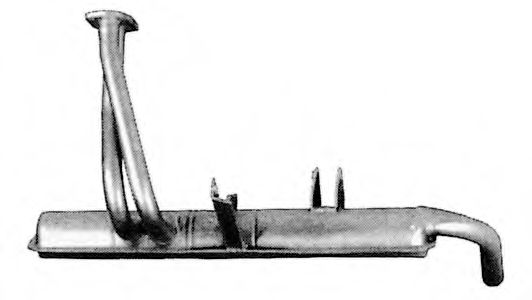 Глушитель выхлопных газов конечный WALKER 04432