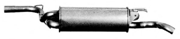 Глушитель выхлопных газов конечный IMASAF 57.18.07