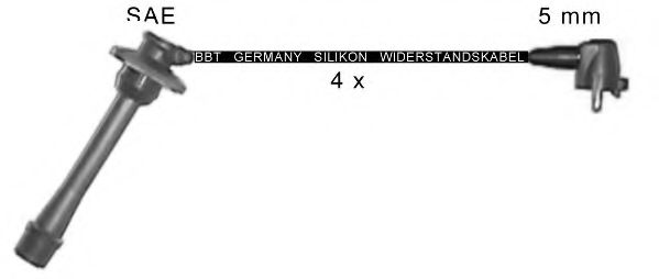 Комплект проводов зажигания BBT ZK1772