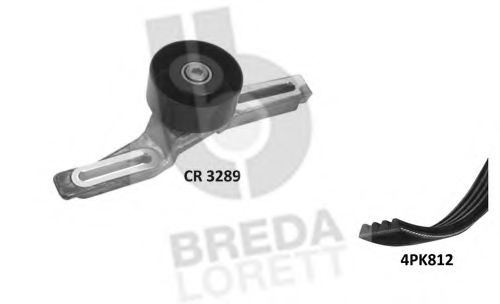 Поликлиновой ременный комплект BREDA  LORETT KCA0058