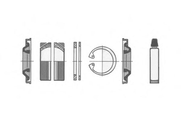 Ремкомплект, направляющяя стойка SIDEM 20443