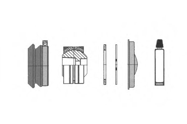 Центральный шарнир, треугольный рычаг OCAP 0907584