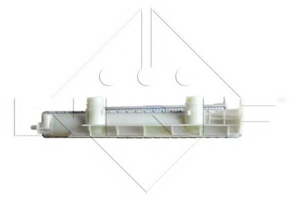 Радиатор, охлаждение двигателя NRF 53609