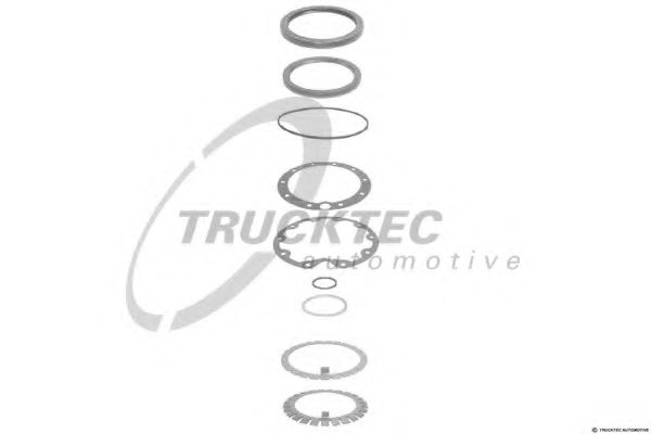 Комплект прокладок, ступица колеса TRUCKTEC AUTOMOTIVE 01.32.013