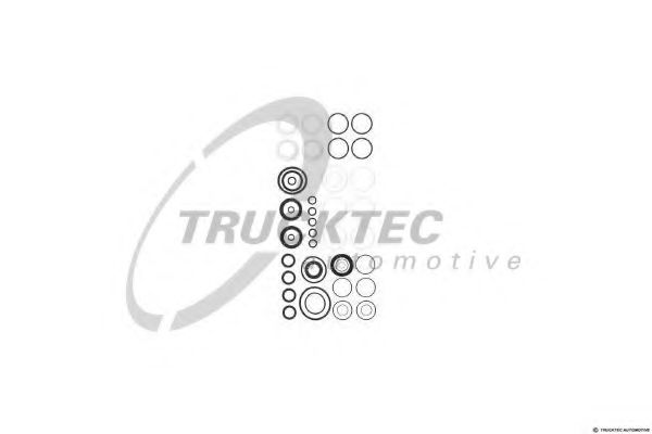 Комплект прокладок, рулевой механизм TRUCKTEC AUTOMOTIVE 02.37.041
