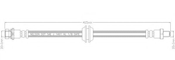 Тормозной шланг REMKAFLEX 3361