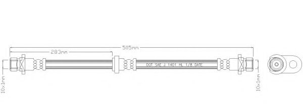 Тормозной шланг REMKAFLEX 3530