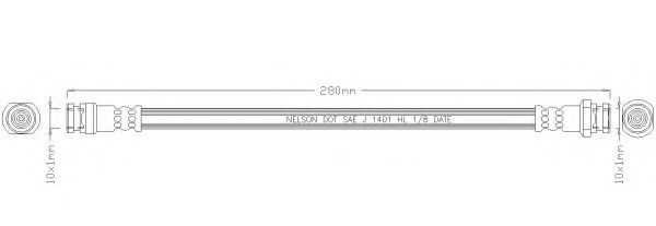 Тормозной шланг REMKAFLEX 4417